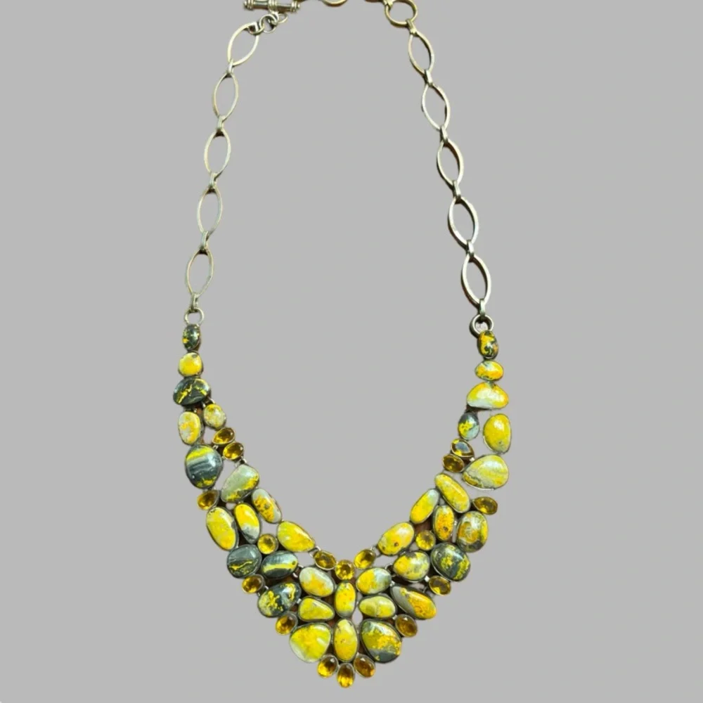 ‼️💥PRICE DROP ☄️
Bumblebee Jasper Chain Necklace - Picture 6 of 13